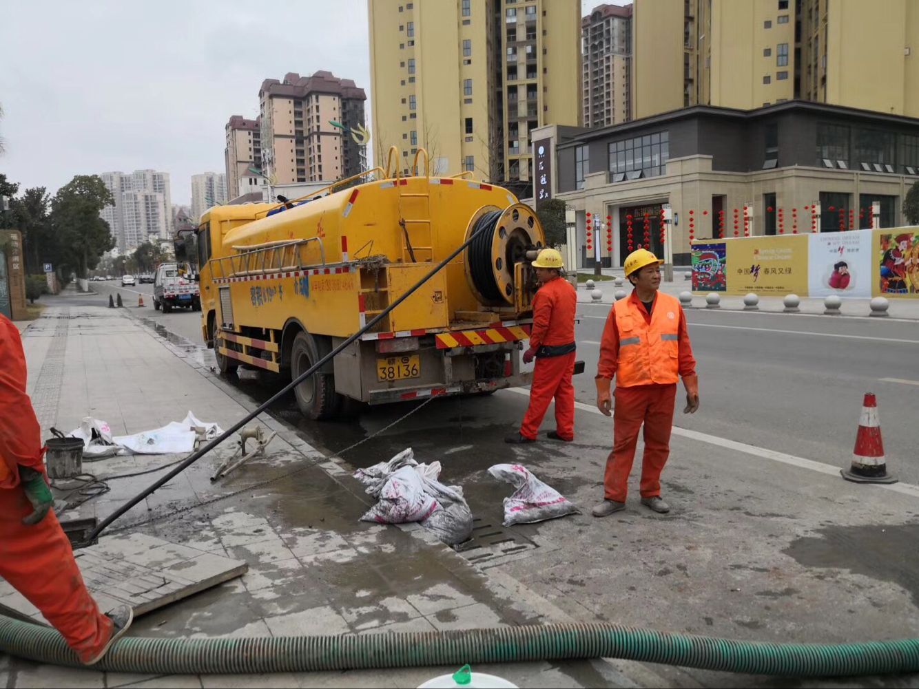 涵江排污管道清淤-管道清洗